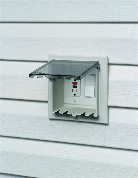 china siding electrical box|exterior electrical outlet box.